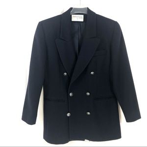 International Scene Double Breasted Jacket Navy